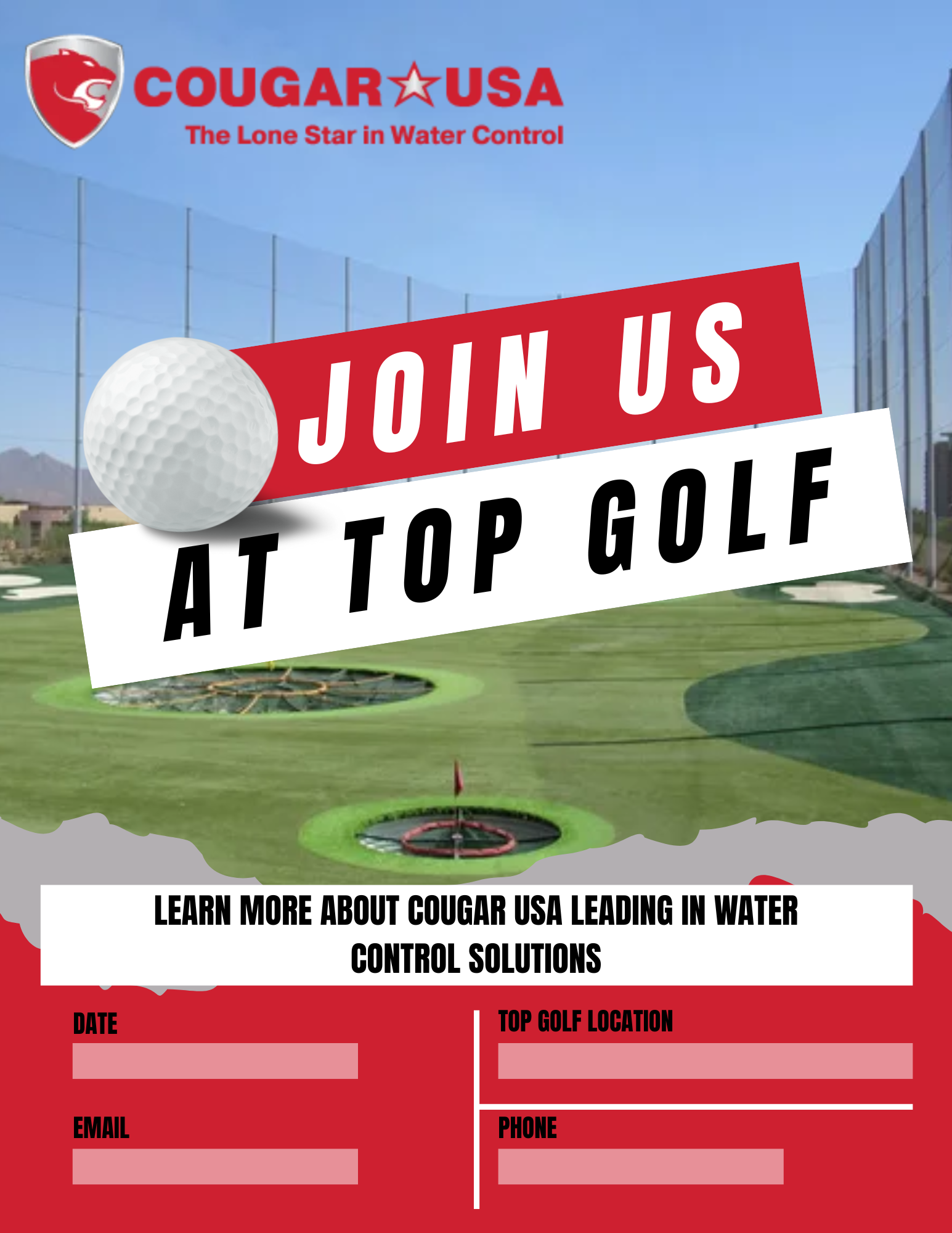 Golf Tournaments - Cougar USA