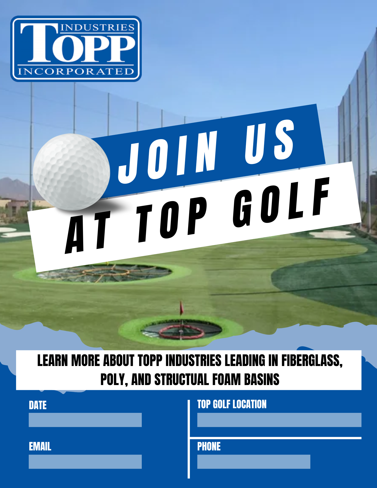 Golf Tournaments - Topp Ind