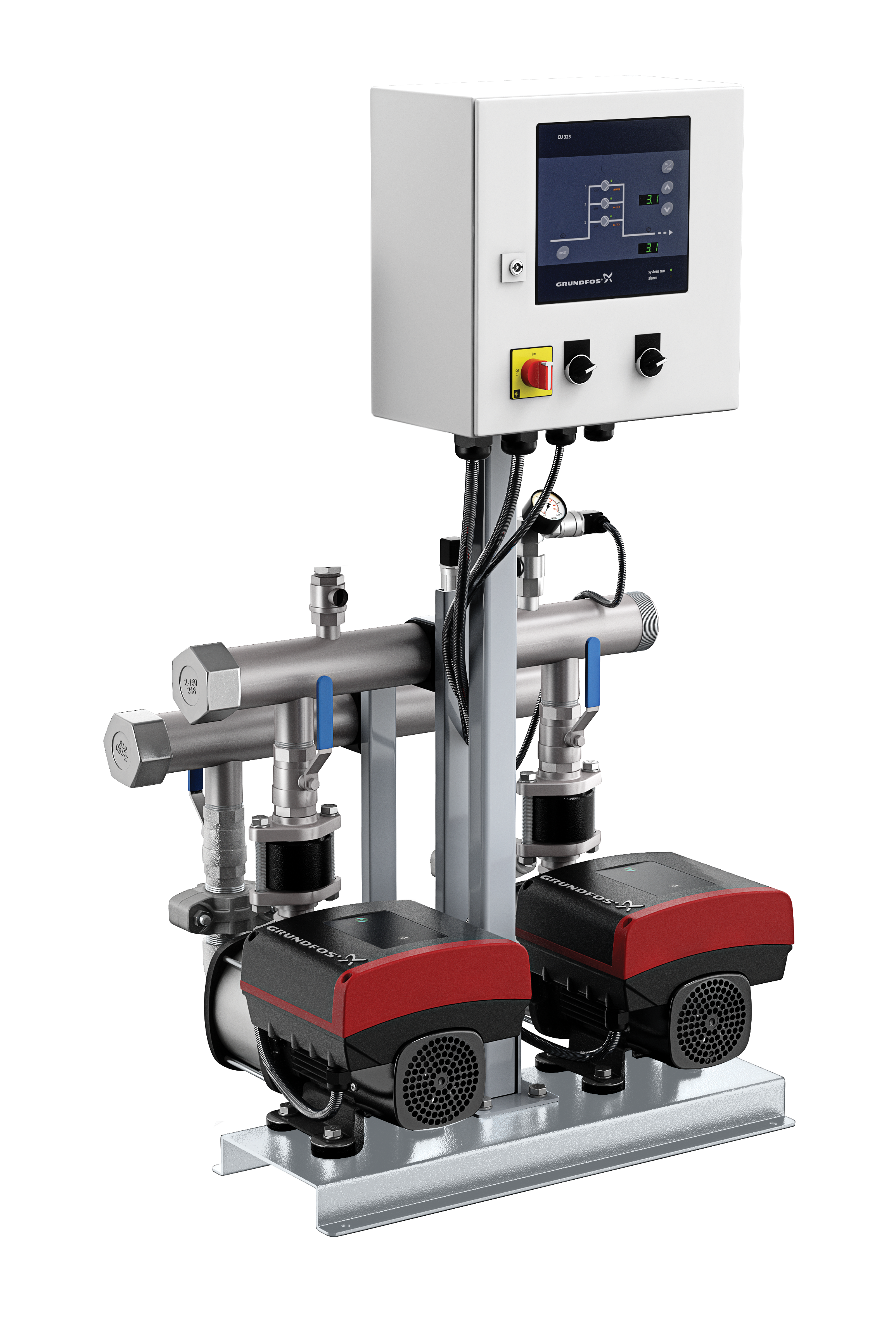 Gr-1015300_Hydro Multi-B No Tank Stainless Steel Base