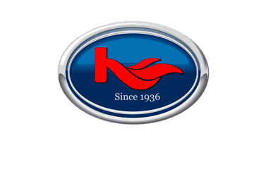 Oval Logo with Text and R - WHITE