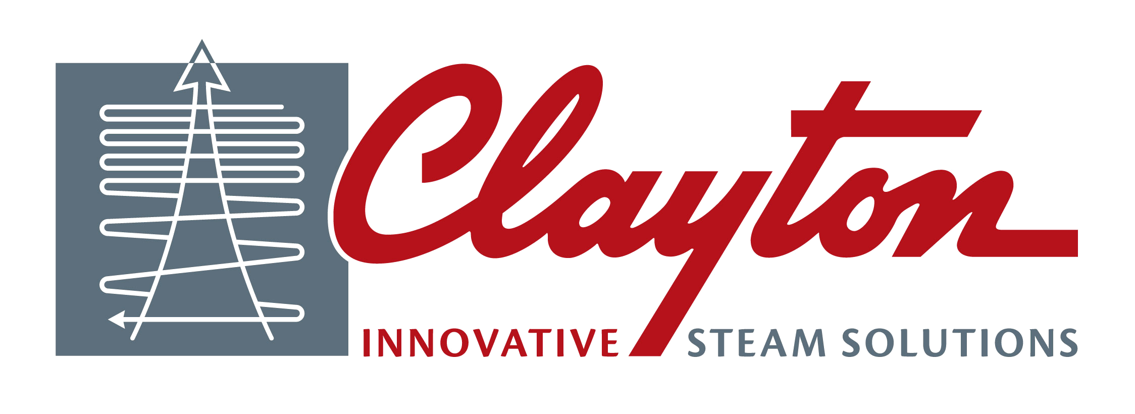 Clayton steam solutions logo white and red-clear